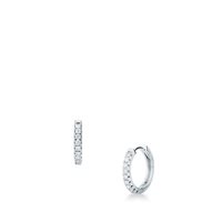 Pendientes Mirco Visconti Mujer Cerchi  in Oro blanco Diamante 0.29 Ct BN53/10 - BN53/10